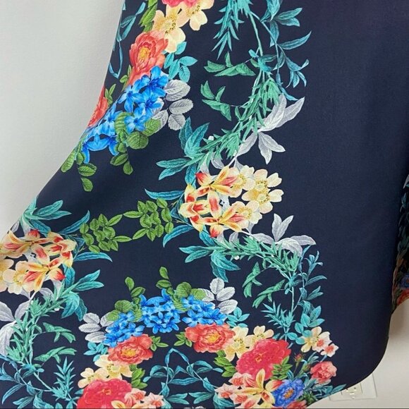 Revolve Keepsake The Label Navy Second Chance Dress Womens Size XS Scuba Floral - Picture 7 of 13